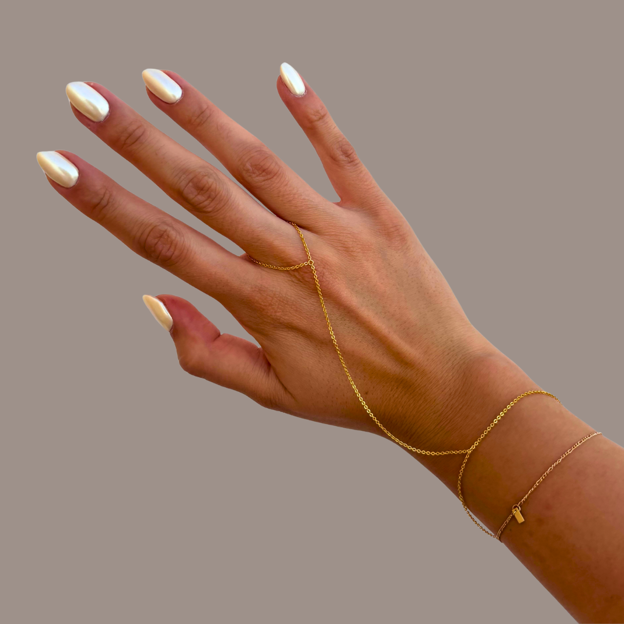 11:18 Fine Hand Chain – Minimalist Charm, Sleek Elegance